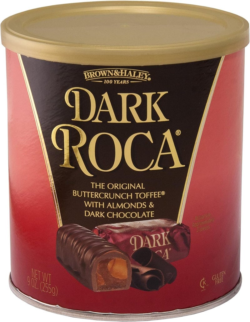 Roca Brown & Haley Dark Roca Almond Buttercrunch Toffee with Dark Chocolate, 10 Ounces - Image 5
